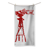 Red Windmill Towel