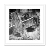 Face Of Stone Framed & Mounted Print