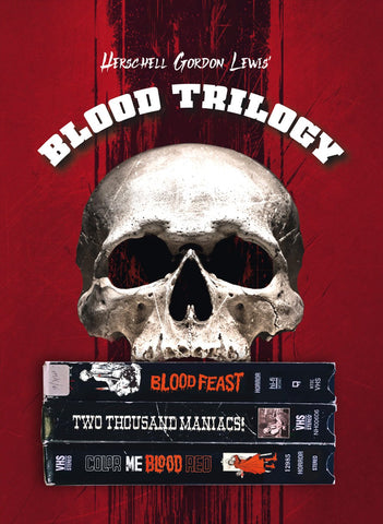 Herschell Gordon Lewis´ BLOOD TRILOGY - Limited 3 Disc Blu Ray Mediabook - COVER B Limited to 222 Copies