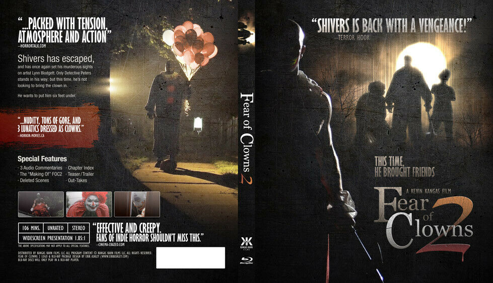 Fear of clowns 2 blu ray windmill home entertainment